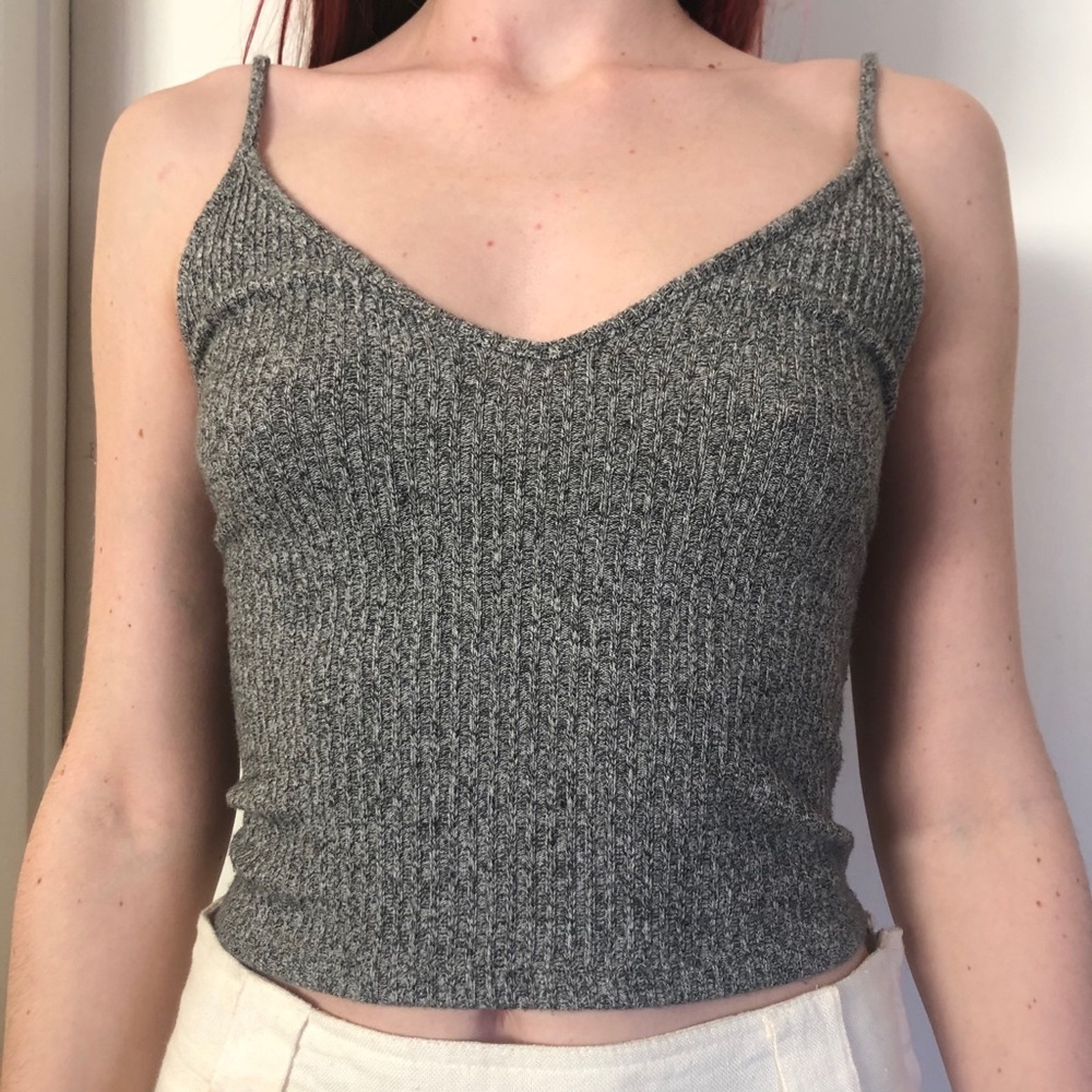 Brandy Melville grey tank top